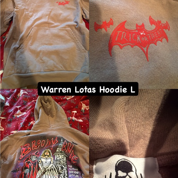 Warren Lotas Brown Hoodie “The Bloody Bride”